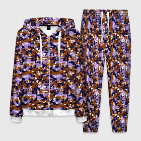 Мужской костюм 3D с принтом Camouflage for men в городе Новоалтайск, 100% полиэстер | Манжеты и пояс оформлены тканевой резинкой, двухслойный капюшон со шнурком для регулировки, карманы спереди | boys | military | pattern | абстракция | армия | брызги | военный | войска | волны | краски | маскировка | милитари | мужчинам | небесный | орнамент | паттерн | пацанские | пятна | пятнистый | разноцветные
