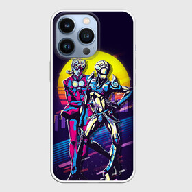 Чехол для iPhone 13 Pro с принтом Кира джоджо на закате в городе Новоалтайск,  |  | anime | jojo | jojo bizarre adventure | jojo’s bizarre adventure | аниме | джоджо | манга | невероятные приключения джоджо