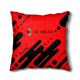 Подушка 3D с принтом AC MILAN / МИЛАН в городе Новоалтайск, наволочка – 100% полиэстер, наполнитель – холлофайбер (легкий наполнитель, не вызывает аллергию). | состоит из подушки и наволочки. Наволочка на молнии, легко снимается для стирки | ac | ac milan | acm | football | logo | milan | sport | клуб | лого | логотип | логотипы | милан | символ | символы | спорт | форма | футбол | футбольная | футбольный