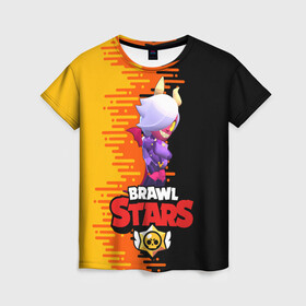Женская футболка 3D с принтом BRAWL STARS COLLETE | КОЛЕТТА в городе Новоалтайск, 100% полиэфир ( синтетическое хлопкоподобное полотно) | прямой крой, круглый вырез горловины, длина до линии бедер | 8 bit | brawl | brawl stars collete | crow | leon | max | mecha | nani | rogue | sally | spike | sprout | stars | werewolf | wolf | бравл | волк | ворон | колетт | колетта | леон | макс | мортис | нани | оборотень | ребенку | робот | с