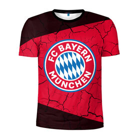 Мужская футболка 3D спортивная с принтом FC BAYERN / БАВАРИЯ в городе Новоалтайск, 100% полиэстер с улучшенными характеристиками | приталенный силуэт, круглая горловина, широкие плечи, сужается к линии бедра | bayern | club | fc | footbal | logo | бавария | знак | клуб | лого | логотип | логотипы | символ | символы | форма | футбол | футбольная | футбольный