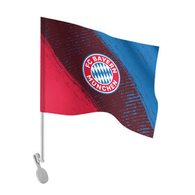 Флаг для автомобиля с принтом FC BAYERN / БАВАРИЯ в городе Новоалтайск, 100% полиэстер | Размер: 30*21 см | bayern | club | fc | footbal | logo | бавария | знак | клуб | лого | логотип | логотипы | символ | символы | форма | футбол | футбольная | футбольный