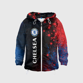Детская ветровка 3D с принтом CHELSEA F.C. / ЧЕЛСИ в городе Новоалтайск, 100% полиэстер | подол и капюшон оформлены резинкой с фиксаторами, по бокам два кармана без застежек, один потайной карман на груди | chelsea | club | footbal | logo | знак | клуб | логотип | логотипы | символ | символы | форма | футбол | футбольная | футбольный | челси