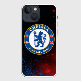 Чехол для iPhone 13 mini с принтом CHELSEA F.C.   ЧЕЛСИ в городе Новоалтайск,  |  | chelsea | club | footbal | logo | знак | клуб | логотип | логотипы | символ | символы | форма | футбол | футбольная | футбольный | челси