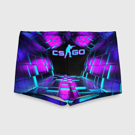 Детские купальные плавки 3D с принтом CS GO Neon Cubes в городе Новоалтайск, Полиэстер 85%, Спандекс 15% | Слитный крой, подклад по переду изделия, узкие бретели | beast | counter strike | cs | cs go | csgo | cubes | game | howl | hyper | hyperbeast | logo cs go | neon | аркада | вой | гипер бест | го | игра | компьютерная игра | контр страйк | контра | кс | кс гов | кубы | логотип кс го | неон | оружие 