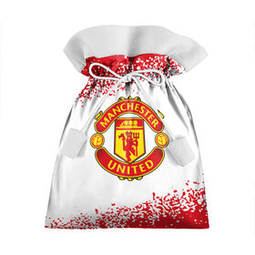 Подарочный 3D мешок с принтом MANCHESTER UNITED в городе Новоалтайск, 100% полиэстер | Размер: 29*39 см | club | footbal | logo | manchester | united | знак | клуб | лого | логотип | логотипы | манчестер | символ | символы | форма | футбол | футбольная | футбольный | юнайтед