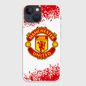Чехол для iPhone 13 mini с принтом MANCHESTER UNITED в городе Новоалтайск,  |  | club | footbal | logo | manchester | united | знак | клуб | лого | логотип | логотипы | манчестер | символ | символы | форма | футбол | футбольная | футбольный | юнайтед
