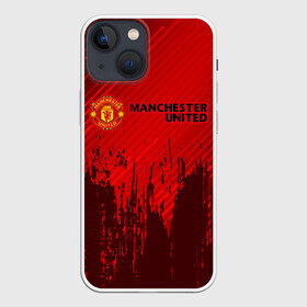 Чехол для iPhone 13 mini с принтом MANCHESTER UNITED в городе Новоалтайск,  |  | club | footbal | logo | manchester | united | знак | клуб | лого | логотип | логотипы | манчестер | символ | символы | форма | футбол | футбольная | футбольный | юнайтед