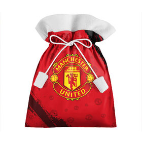 Подарочный 3D мешок с принтом MANCHESTER UNITED в городе Новоалтайск, 100% полиэстер | Размер: 29*39 см | club | footbal | logo | manchester | united | знак | клуб | лого | логотип | логотипы | манчестер | символ | символы | форма | футбол | футбольная | футбольный | юнайтед