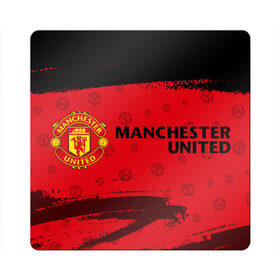 Магнит виниловый Квадрат с принтом MANCHESTER UNITED в городе Новоалтайск, полимерный материал с магнитным слоем | размер 9*9 см, закругленные углы | club | footbal | logo | manchester | united | знак | клуб | лого | логотип | логотипы | манчестер | символ | символы | форма | футбол | футбольная | футбольный | юнайтед