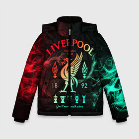 Зимняя куртка для мальчиков 3D с принтом LIVERPOOL FC в городе Новоалтайск, ткань верха — 100% полиэстер; подклад — 100% полиэстер, утеплитель — 100% полиэстер | длина ниже бедра, удлиненная спинка, воротник стойка и отстегивающийся капюшон. Есть боковые карманы с листочкой на кнопках, утяжки по низу изделия и внутренний карман на молнии. 

Предусмотрены светоотражающий принт на спинке, радужный светоотражающий элемент на пуллере молнии и на резинке для утяжки | liverpool | liverpool fc | ynwa | you never walk alone | ливерпуль | спорт | футбол | футбольный клуб