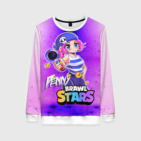 Женский свитшот 3D с принтом Penny Brawl Stars в городе Новоалтайск, 100% полиэстер с мягким внутренним слоем | круглый вырез горловины, мягкая резинка на манжетах и поясе, свободная посадка по фигуре | anime | brawl | brawl stars | brawlstars | brawl_stars | panny | peny | аниме | бравл | бравлстарс | девочка | девочка в шкуре медведя | девушка | манга | пени | пини