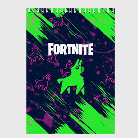 Скетчбук с принтом FORTNITE LAMA в городе Новоалтайск, 100% бумага
 | 48 листов, плотность листов — 100 г/м2, плотность картонной обложки — 250 г/м2. Листы скреплены сверху удобной пружинной спиралью | archetype | fortnite | fortnite 2 | fortnite x | ikonik | lama | marshmello | raven | архетип | ворон | иконик | лама | маршмелло | фортнайт | фортнайт 2 | фортнайт глава 2