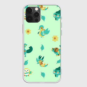 Чехол для iPhone 12 Pro Max с принтом Травяные монстрики в городе Новоалтайск, Силикон |  | pokemon | pokemon go | арт | бирюзовый | зеленый | лист | листочек | рисунок | цветок | цветочек | цветы