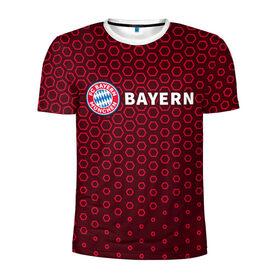 Мужская футболка 3D спортивная с принтом FC BAYERN / БАВАРИЯ в городе Новоалтайск, 100% полиэстер с улучшенными характеристиками | приталенный силуэт, круглая горловина, широкие плечи, сужается к линии бедра | bayern | club | fc | footbal | logo | бавария | знак | клуб | лого | логотип | логотипы | символ | символы | форма | футбол | футбольная | футбольный