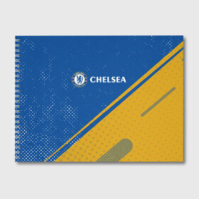 Альбом для рисования с принтом CHELSEA F C ЧЕЛСИ в городе Новоалтайск, 100% бумага
 | матовая бумага, плотность 200 мг. | Тематика изображения на принте: 