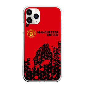 Чехол для iPhone 11 Pro Max матовый с принтом MANCHESTER UNITED в городе Новоалтайск, Силикон |  | Тематика изображения на принте: 