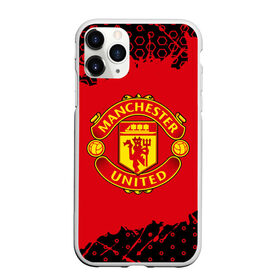 Чехол для iPhone 11 Pro Max матовый с принтом MANCHESTER UNITED в городе Новоалтайск, Силикон |  | Тематика изображения на принте: 