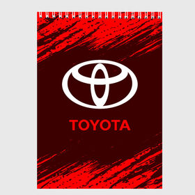 Скетчбук с принтом TOYOTA ТОЙОТА в городе Новоалтайск, 100% бумага
 | 48 листов, плотность листов — 100 г/м2, плотность картонной обложки — 250 г/м2. Листы скреплены сверху удобной пружинной спиралью | Тематика изображения на принте: auto | camry | corolla | cruiser | land | logo | moto | rav | supra | toyota | авенсис | авто | автомобиль | камри | королла | крузер | ленд | лого | логотип | логотипы | марка | мото | рав | символ | тоета | тоеты | тойота | тойоты