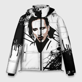 Мужская зимняя куртка 3D с принтом Marilyn Manson в городе Новоалтайск, верх — 100% полиэстер; подкладка — 100% полиэстер; утеплитель — 100% полиэстер | длина ниже бедра, свободный силуэт Оверсайз. Есть воротник-стойка, отстегивающийся капюшон и ветрозащитная планка. 

Боковые карманы с листочкой на кнопках и внутренний карман на молнии. | marilyn manson | nothing records | известность | музыка | рок группа