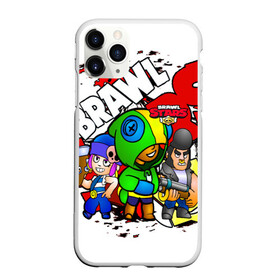 Чехол для iPhone 11 Pro матовый с принтом BRAWL STARS в городе Новоалтайск, Силикон |  | 8 bit | bea | bib | brawl stars | crow | leon | max | nita | sally leon | shark | акула | биа | биби | бравл старс | ворон | игра | леон | макс | нита | оборотень | салли леон | сэлли леон | шарк
