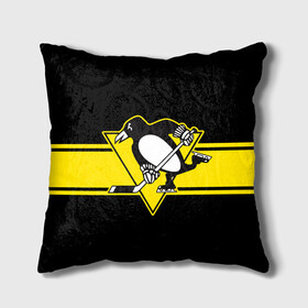 Подушка 3D с принтом Pittsburgh Penguins Cl. в городе Новоалтайск, наволочка – 100% полиэстер, наполнитель – холлофайбер (легкий наполнитель, не вызывает аллергию). | состоит из подушки и наволочки. Наволочка на молнии, легко снимается для стирки | hockey | nhl | penguins | pittsburg | pittsburgh | pittsburgh penguins | usa | нхл | пингвинз | питтсбург | питтсбург пингвинз | спорт | сша | хоккей | шайба