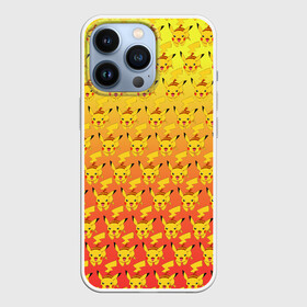 Чехол для iPhone 13 Pro с принтом Pikachu Pika Pika в городе Новоалтайск,  |  | Тематика изображения на принте: pika | pikachu | аниме | детская | детям | игры | молния | мышка | мышь | пика | пикачу | покемон | покемоны