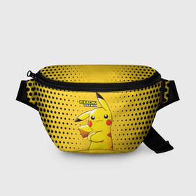 Поясная сумка 3D с принтом Pikachu Pika Pika в городе Новоалтайск, 100% полиэстер | плотная ткань, ремень с регулируемой длиной, внутри несколько карманов для мелочей, основное отделение и карман с обратной стороны сумки застегиваются на молнию | pika | pikachu | аниме | детская | детям | игры | молния | мышка | мышь | пика | пикачу | покемон | покемоны