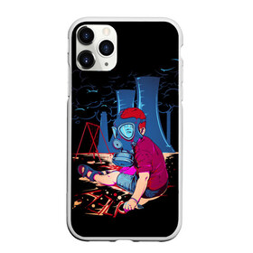 Чехол для iPhone 11 Pro Max матовый с принтом Помогите нам! в городе Новоалтайск, Силикон |  | Тематика изображения на принте: актуальные темы | глобальные проблемы. | загрязнение природы | помогите детям | ребёнок в противогазе | экология и дети