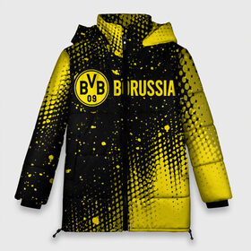 Женская зимняя куртка 3D с принтом BORUSSIA Боруссия в городе Новоалтайск, верх — 100% полиэстер; подкладка — 100% полиэстер; утеплитель — 100% полиэстер | длина ниже бедра, силуэт Оверсайз. Есть воротник-стойка, отстегивающийся капюшон и ветрозащитная планка. 

Боковые карманы с листочкой на кнопках и внутренний карман на молнии | borussia | club | dortmund | footbal | logo | боруссия | дортмунд | знак | клуб | логотип | логотипы | символ | символы | форма | футбол | футбольная | футбольный
