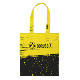 Шоппер 3D с принтом BORUSSIA / Боруссия в городе Новоалтайск, 100% полиэстер | Плотность: 200 г/м2; Размер: 34×35 см; Высота лямок: 30 см | borussia | club | dortmund | footbal | logo | боруссия | дортмунд | знак | клуб | логотип | логотипы | символ | символы | форма | футбол | футбольная | футбольный