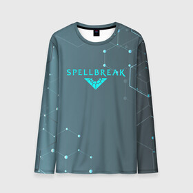 Мужской лонгслив 3D с принтом Spellbreak Hex в городе Новоалтайск, 100% полиэстер | длинные рукава, круглый вырез горловины, полуприлегающий силуэт | battle royal | fantasy | game | game spellbreak | hex | logo spellbreak | rpg | spellbreak | боевая магия | боевой маг | игра | игра spellbreak | королевская битва | логотип | логотип spellbreak | магические перчатки | персонажи spellbreak | р