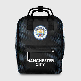 Женский рюкзак 3D с принтом MANCHESTER CITY Манчестер Сити в городе Новоалтайск, 100% полиэстер | лямки с регулируемой длиной, сверху ручки, чтобы рюкзак нести как сумку. Основное отделение закрывается на молнию, как и внешний карман. Внутри два дополнительных кармана, один из которых закрывается на молнию. По бокам два дополнительных кармашка, куда поместится маленькая бутылочка
 | Тематика изображения на принте: 