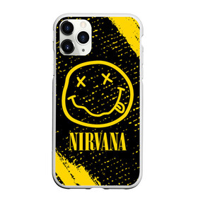 Чехол для iPhone 11 Pro Max матовый с принтом NIRVANA НИРВАНА в городе Новоалтайск, Силикон |  | band | cobain | face | kurt | logo | music | nirvana | rock | rocknroll | группа | кобейн | курт | лого | логотип | музыка | музыкальная | нирвана | рожица | рок | рокнролл | символ