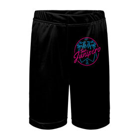 Детские спортивные шорты 3D с принтом ЧЕРНОЕ ЗЕРКАЛО в городе Новоалтайск,  100% полиэстер
 | пояс оформлен широкой мягкой резинкой, ткань тянется
 | black mirror | черное зеркало