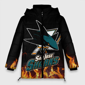 Женская зимняя куртка 3D с принтом Сан-Хосе Шаркс в городе Новоалтайск, верх — 100% полиэстер; подкладка — 100% полиэстер; утеплитель — 100% полиэстер | длина ниже бедра, силуэт Оверсайз. Есть воротник-стойка, отстегивающийся капюшон и ветрозащитная планка. 

Боковые карманы с листочкой на кнопках и внутренний карман на молнии | hockey | nhl | san jose | san jose sharks | sharks | usa | нхл | сан хосе | сан хосе шаркс | спорт | сша | хоккей | шайба | шаркс