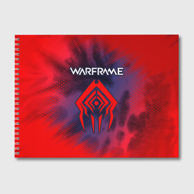 Альбом для рисования с принтом WARFRAME ВАРФРЕЙМ в городе Новоалтайск, 100% бумага
 | матовая бумага, плотность 200 мг. | Тематика изображения на принте: 