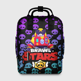 Женский рюкзак 3D с принтом brawl stars вольт в городе Новоалтайск, 100% полиэстер | лямки с регулируемой длиной, сверху ручки, чтобы рюкзак нести как сумку. Основное отделение закрывается на молнию, как и внешний карман. Внутри два дополнительных кармана, один из которых закрывается на молнию. По бокам два дополнительных кармашка, куда поместится маленькая бутылочка
 | Тематика изображения на принте: 8 bit | bibi | brawl stars | colt | crow | el brown | leon | leon shark | max | mecha | mecha crow | mr.p | sally leon | shark | virus 8 bit | берли | биби | бравл старс | ворон | кольт | леон | макс | шелли