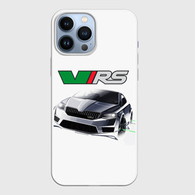 Чехол для iPhone 13 Pro Max с принтом Октавия РС в городе Новоалтайск,  |  | octavia rs | skoda | авто | автомобиль | автоспорт | гонки | гонщик | машина | октавия рс | рска | стритрейсер | стритрейсинг | шкода