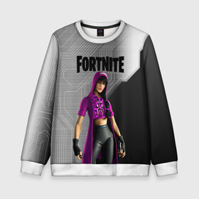 Детский свитшот 3D с принтом FORTNITE / ФОРТНАЙТ 2021 в городе Новоалтайск, 100% полиэстер | свободная посадка, прямой крой, мягкая тканевая резинка на рукавах и понизу свитшота | Тематика изображения на принте: 2019 | battle royale | chapter 2 | epic games | fortnite | game | season x | zombie | зомби | фортнайт