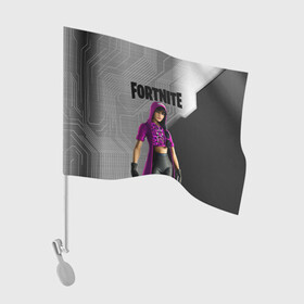 Флаг для автомобиля с принтом FORTNITE / ФОРТНАЙТ 2021 в городе Новоалтайск, 100% полиэстер | Размер: 30*21 см | 2019 | battle royale | chapter 2 | epic games | fortnite | game | season x | zombie | зомби | фортнайт
