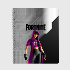 Тетрадь с принтом FORTNITE ФОРТНАЙТ 2021 в городе Новоалтайск, 100% бумага | 48 листов, плотность листов — 60 г/м2, плотность картонной обложки — 250 г/м2. Листы скреплены сбоку удобной пружинной спиралью. Уголки страниц и обложки скругленные. Цвет линий — светло-серый
 | Тематика изображения на принте: 2019 | battle royale | chapter 2 | epic games | fortnite | game | season x | zombie | зомби | фортнайт