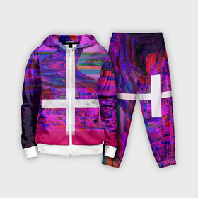 Детский костюм 3D с принтом Cross в городе Новоалтайск,  |  | abstraction | color | cross | eye | glitch | neon | vanguard | view | абстракция | авангард | взгляд | глаз | глитч | крест | неон | цвет