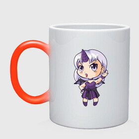 Кружка хамелеон с принтом Anime Chibi Demon Girl в городе Новоалтайск, керамика | меняет цвет при нагревании, емкость 330 мл | cartoon | girls | japan | japanese | kawaii | manga | waifu | yandere | аниме | анимэ | вайфу | дандере | девочка | девушка | демон | дередере | кавайная | манга | милая | мультик | мультики | тиби | цундере | чиби | яндере | япония