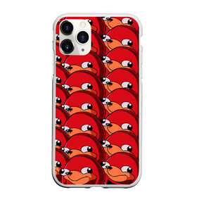 Чехол для iPhone 11 Pro Max матовый с принтом Knuckles в городе Новоалтайск, Силикон |  | knuckles | meme | кнаклз | мемы | наклз | соник