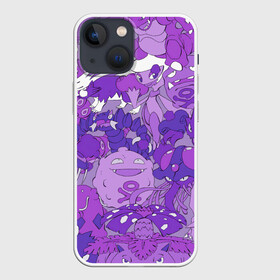 Чехол для iPhone 13 mini с принтом Фиолетовые покемоны в городе Новоалтайск,  |  | pokemon | pokemon go | арт | ночной покемон | ночные покемоны | покемон | покемоны | рисунок | сумеречные покемоны | сумеречный покемон | фиолетовый