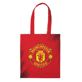 Шоппер 3D с принтом MANCHESTER UNITED в городе Новоалтайск, 100% полиэстер | Плотность: 200 г/м2; Размер: 34×35 см; Высота лямок: 30 см | club | footbal | logo | manchester | united | знак | клуб | лого | логотип | логотипы | манчестер | символ | символы | форма | футбол | футбольная | футбольный | юнайтед