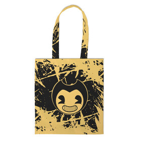 Сумка 3D повседневная с принтом Bendy And the ink machine в городе Новоалтайск, 100% полиэстер | Плотность: 200 г/м2; Размер: 34×35 см; Высота лямок: 30 см | batim | bendy | bendy and the ink machine | bendy and the ink machine chapter 5 | бенди | бенди 5 глава | бенди и чернильная машина | бэнди | комиксы про бенди и чернильную машину | прохождение | чернильная машина
