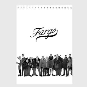 Скетчбук с принтом Fargo в городе Новоалтайск, 100% бумага
 | 48 листов, плотность листов — 100 г/м2, плотность картонной обложки — 250 г/м2. Листы скреплены сверху удобной пружинной спиралью | fargo | билли боб торнтон | кирстен данст | колин хэнкс | лестер найгаард | лорн малво | мартин фриман | патрик уилсон | сериал | сериалы | фарго
