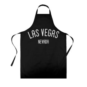 Фартук 3D с принтом LAS VEGAS в городе Новоалтайск, 100% полиэстер | общий размер — 65 х 85 см, ширина нагрудника — 26 см, горловина — 53 см, длина завязок — 54 см, общий обхват в поясе — 173 см. Принт на завязках и на горловине наносится с двух сторон, на основной части фартука — только с внешней стороны | america | las vegas | nevada | states | usa | америка | лас вегас | невада | сша | штаты